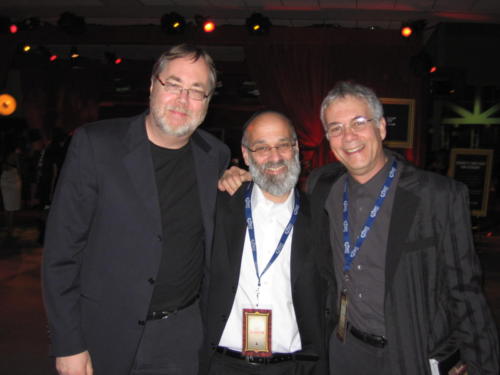 With Tony Trischka and Andy Statman at the Grammys 2008